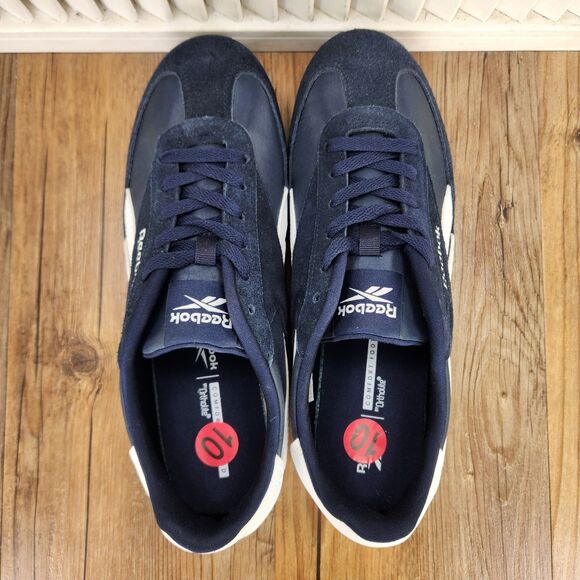 Reebok World 70 Sneaker Mens Sz 10 Navy Blue Suede Retro Lace Up Lifestyle Shoes main image 7